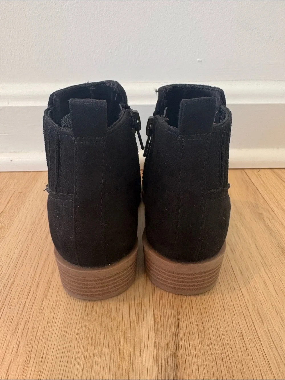 Wonder Nation Black Toddler Boots